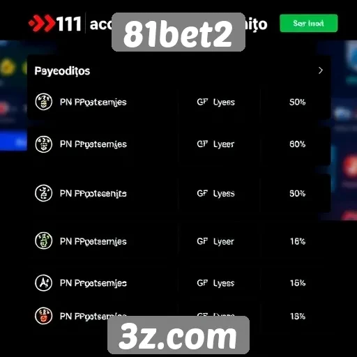 Métodos de pagamento aceitos no 81bet2